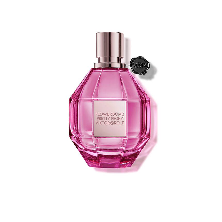 Flowerbomb Pretty Peony Eau de Parfum hot pink bottle